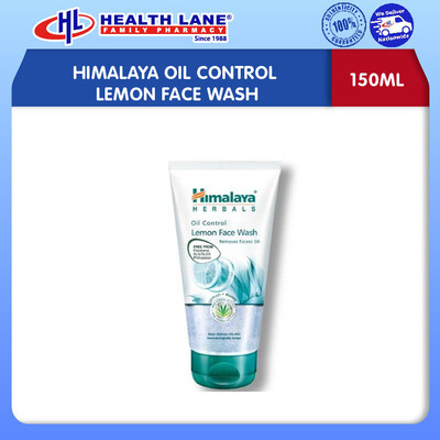 HIMALAYA OIL CONTROL LEMON FACE WASH (150ML)
